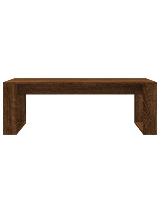 Konferenční stolek hnědý dub 102 x 50 x 35 cm kompozitní dřevo