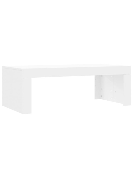Konferenční stolek bílý 102 x 50 x 36 cm kompozitní dřevo
