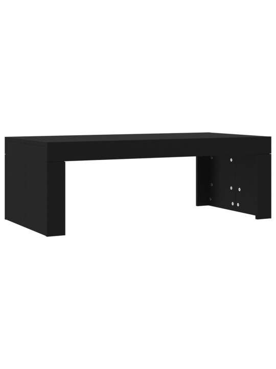 Konferenční stolek černý 102 x 50 x 36 cm kompozitní dřevo