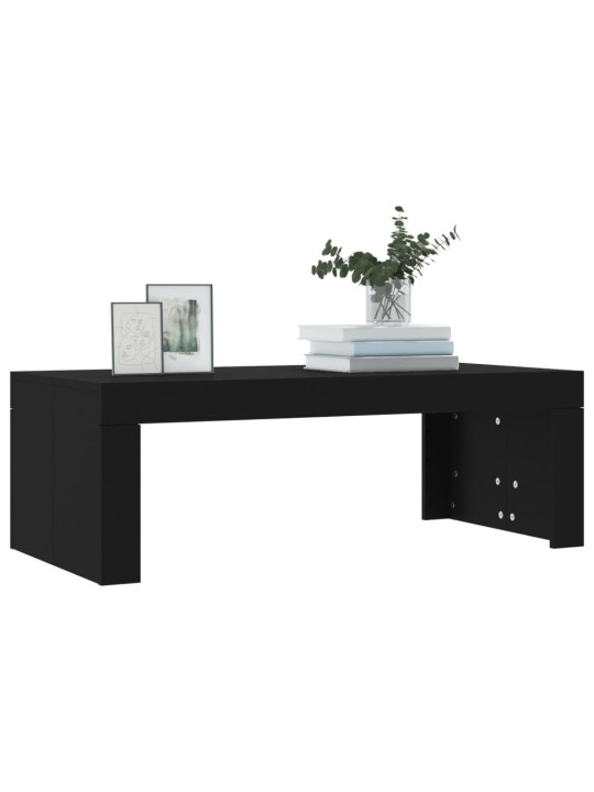 Konferenční stolek černý 102 x 50 x 36 cm kompozitní dřevo