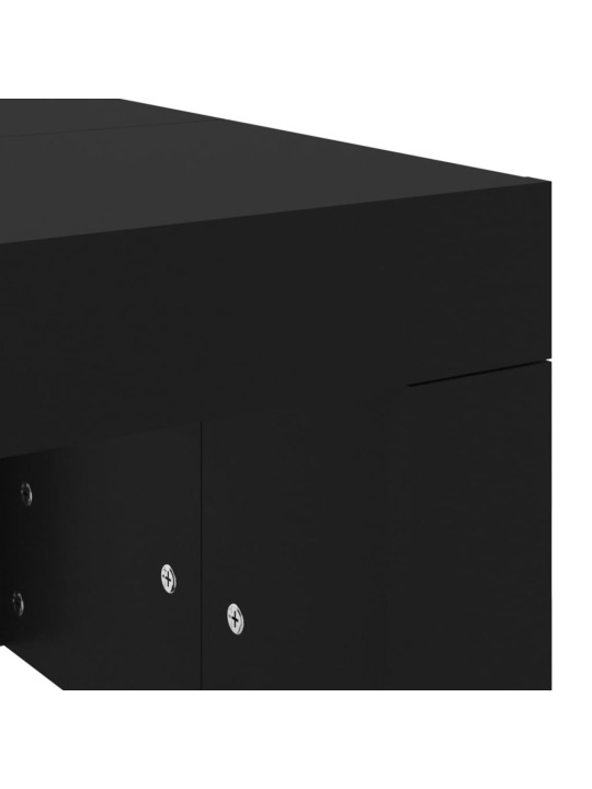 Konferenční stolek černý 102 x 50 x 36 cm kompozitní dřevo