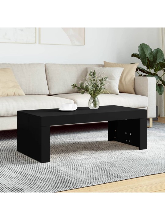 Konferenční stolek černý 102 x 50 x 36 cm kompozitní dřevo