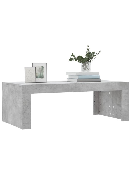 Konferenční stolek betonově šedý 102x50x36 cm kompozitní dřevo