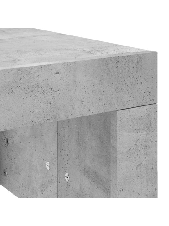 Konferenční stolek betonově šedý 102x50x36 cm kompozitní dřevo