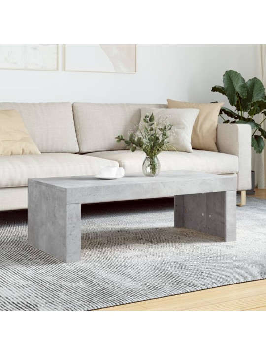 Konferenční stolek betonově šedý 102x50x36 cm kompozitní dřevo