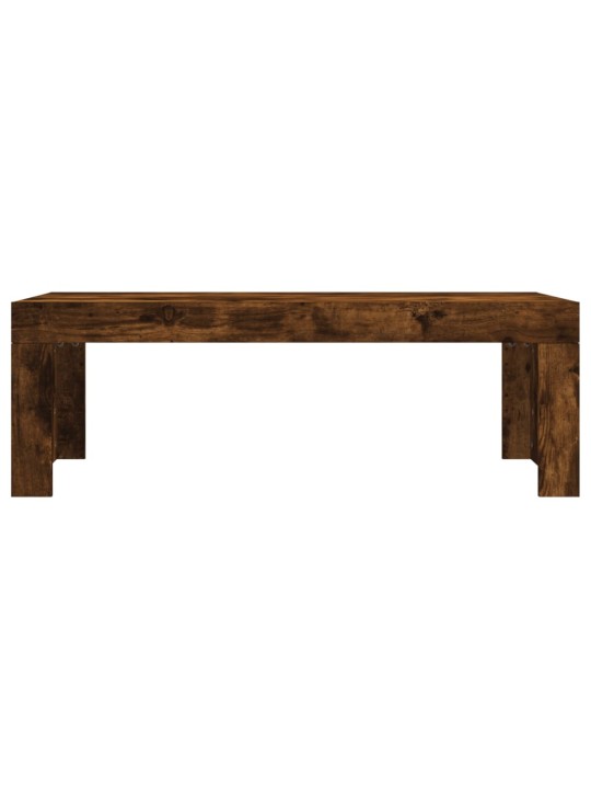 Konferenční stolek kouřový dub 102x50x36 cm kompozitní dřevo