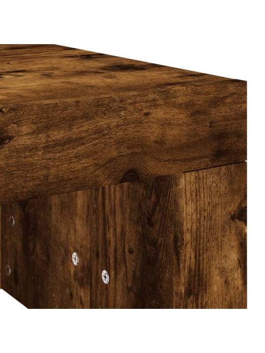 Konferenční stolek kouřový dub 102x50x36 cm kompozitní dřevo