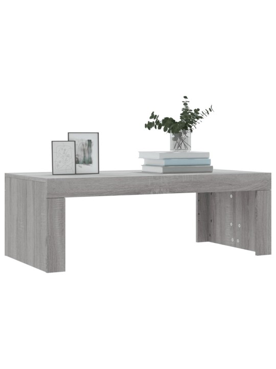 Konferenční stolek šedý sonoma 102x50x36 cm kompozitní dřevo