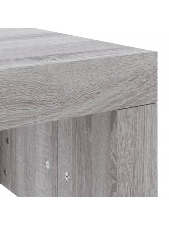 Konferenční stolek šedý sonoma 102x50x36 cm kompozitní dřevo