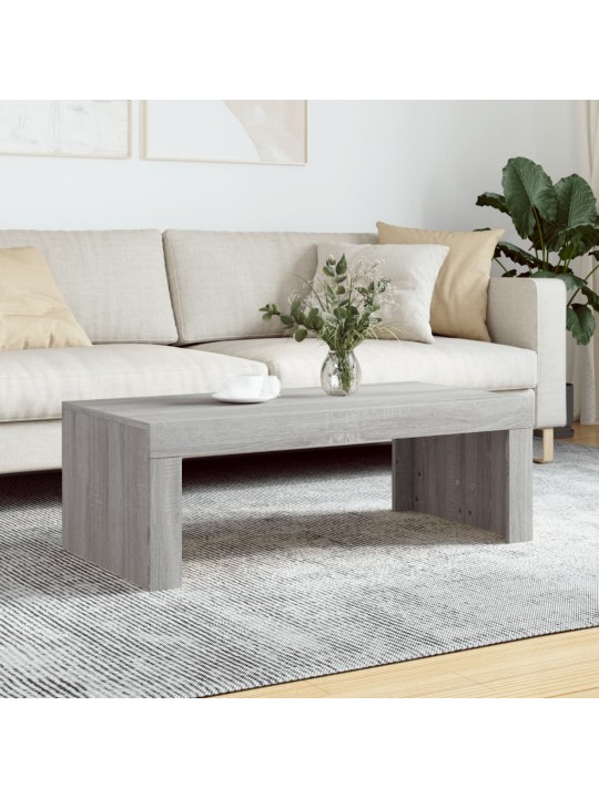 Konferenční stolek šedý sonoma 102x50x36 cm kompozitní dřevo