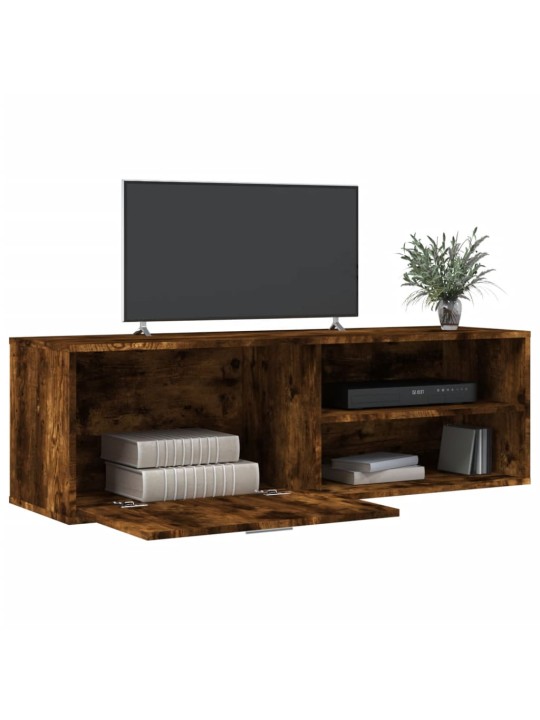 TV skříňka kouřový dub 120 x 34 x 37 cm kompozitní dřevo