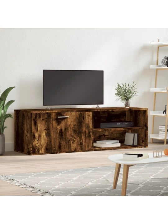 TV skříňka kouřový dub 120 x 34 x 37 cm kompozitní dřevo