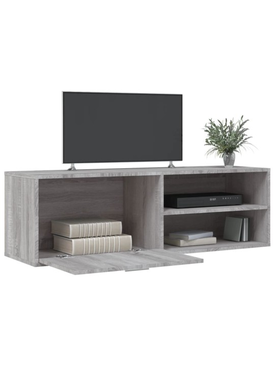 TV skříňka šedá sonoma 120 x 34 x 37 cm kompozitní dřevo