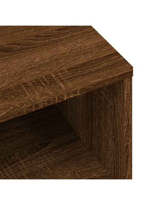 TV skříňka hnědý dub 120 x 34 x 37 cm kompozitní dřevo