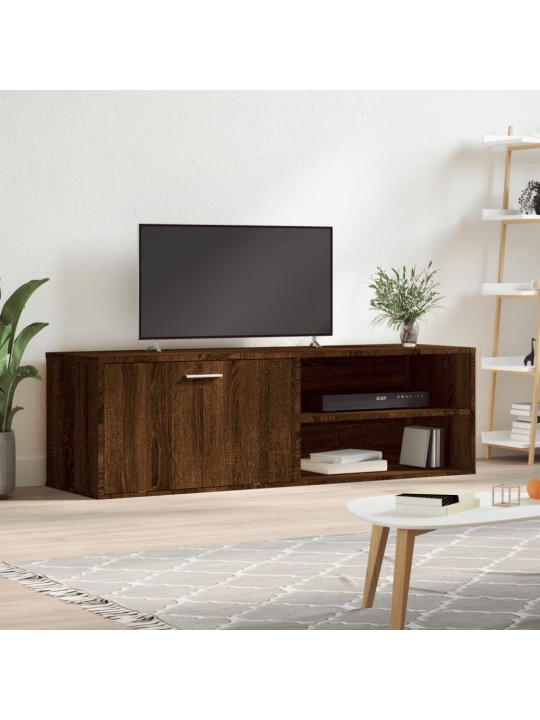 TV skříňka hnědý dub 120 x 34 x 37 cm kompozitní dřevo