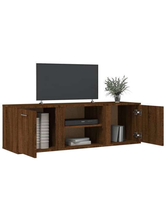 TV skříňka hnědý dub 120 x 34 x 37 cm kompozitní dřevo