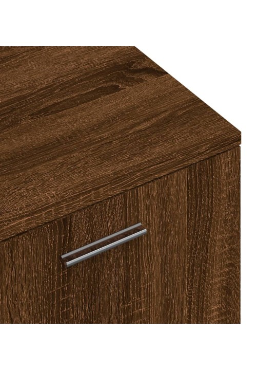 TV skříňka hnědý dub 120 x 34 x 37 cm kompozitní dřevo
