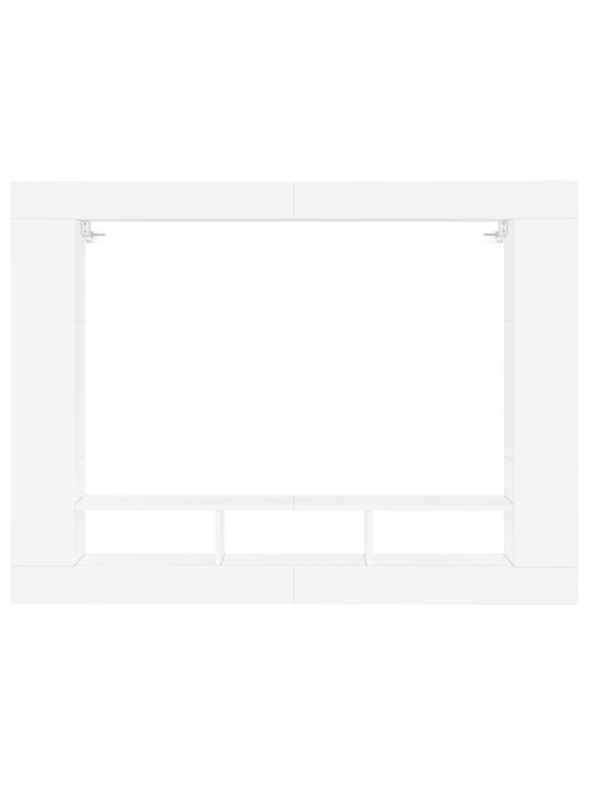 TV skříňka bílá 152 x 22 x 113 cm kompozitní dřevo