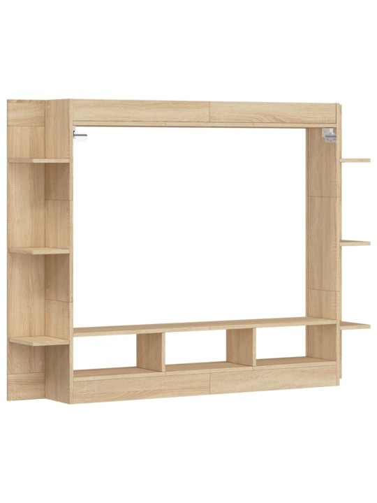TV skříňka dub sonoma 152 x 22 x 113 cm kompozitní dřevo