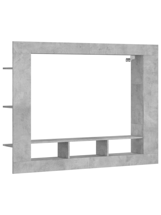 TV skříňka betonově šedá 152 x 22 x 113 cm kompozitní dřevo