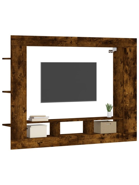 TV skříňka kouřový dub 152 x 22 x 113 cm kompozitní dřevo