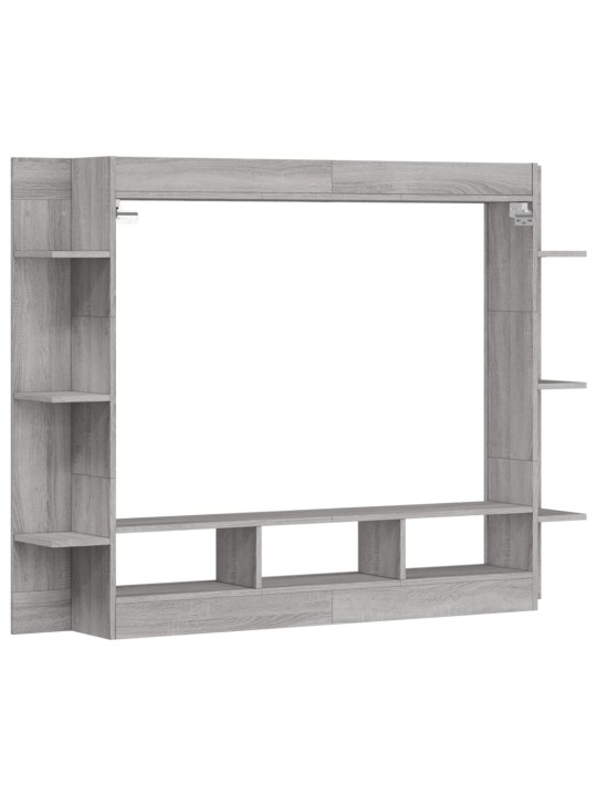 TV skříňka šedá sonoma 152 x 22 x 113 cm kompozitní dřevo