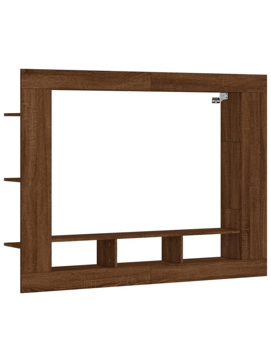TV skříňka hnědý dub 152 x 22 x 113 cm kompozitní dřevo