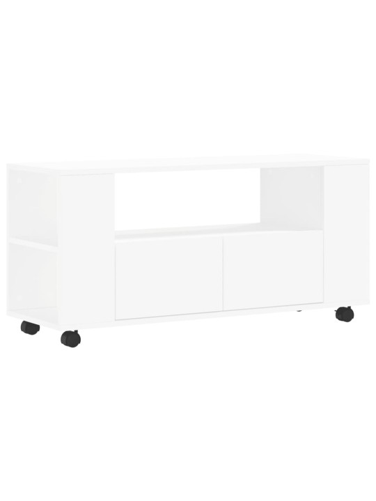 TV skříňka bílá 102 x 34,5 x 43 cm kompozitní dřevo