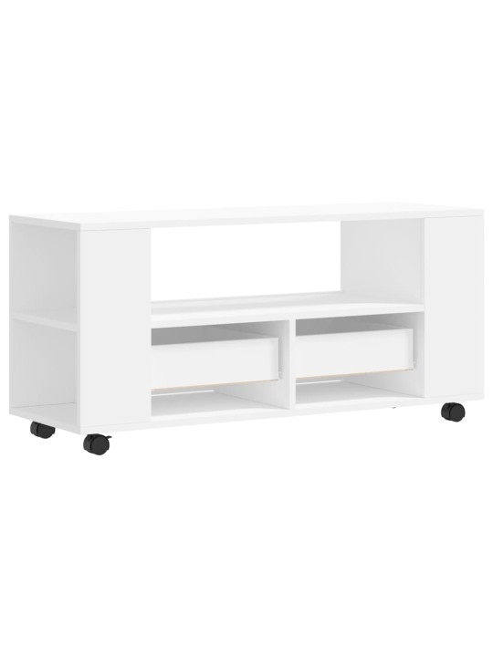 TV skříňka bílá 102 x 34,5 x 43 cm kompozitní dřevo