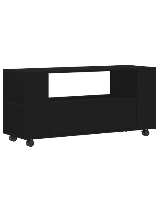 TV skříňka černá 102 x 34,5 x 43 cm kompozitní dřevo