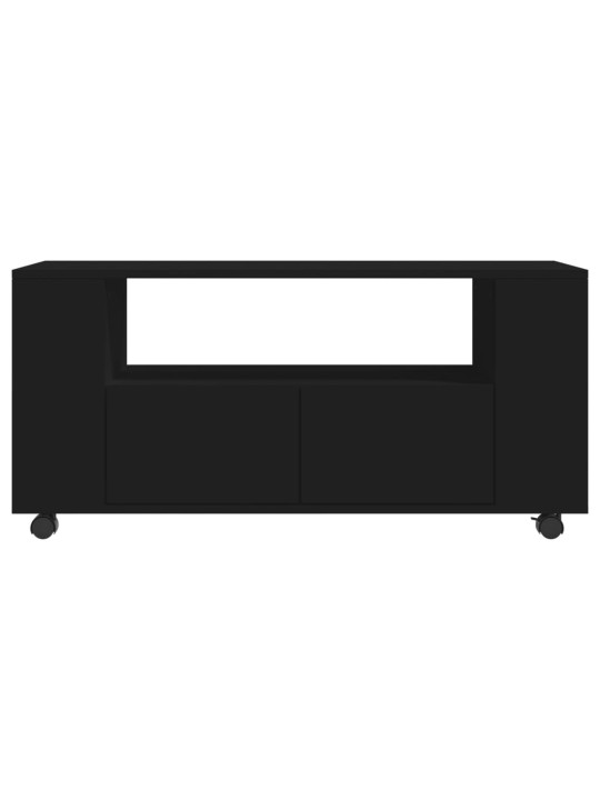 TV skříňka černá 102 x 34,5 x 43 cm kompozitní dřevo