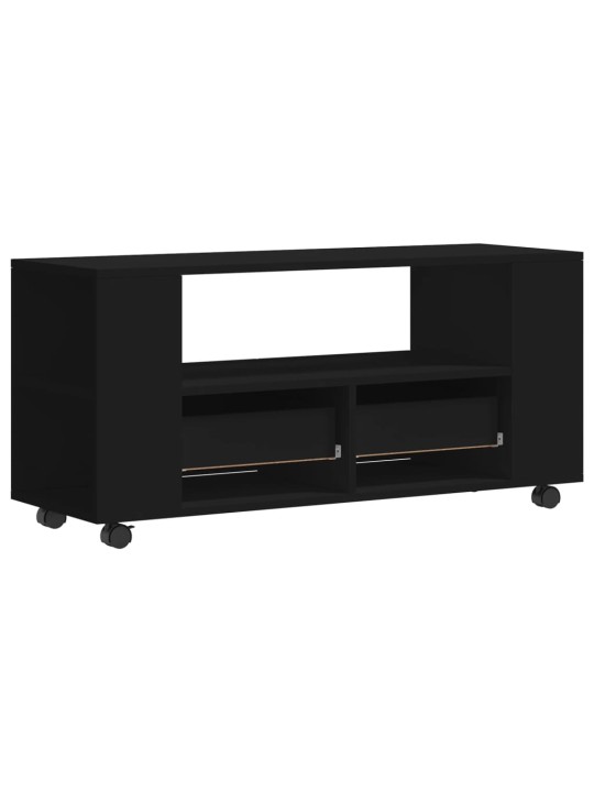 TV skříňka černá 102 x 34,5 x 43 cm kompozitní dřevo