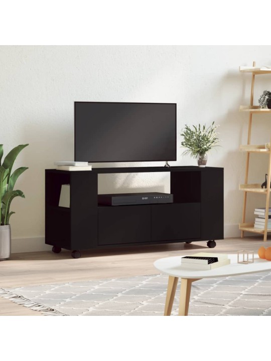 TV skříňka černá 102 x 34,5 x 43 cm kompozitní dřevo