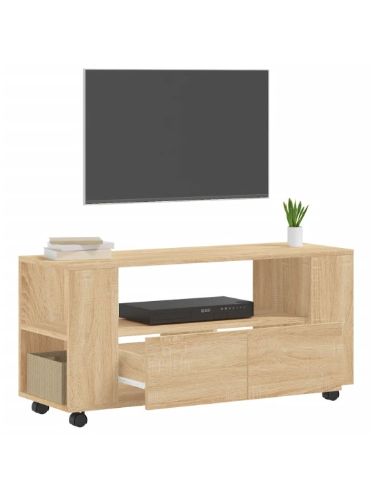 TV skříňka dub sonoma 102 x 34,5 x 43 cm kompozitní dřevo