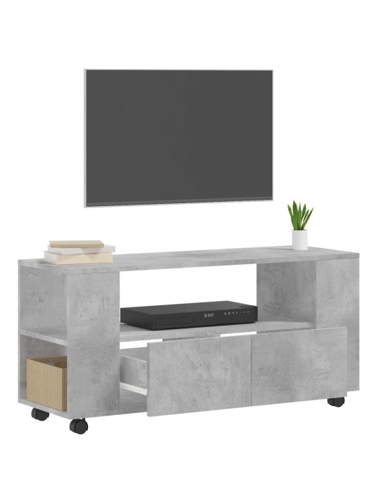 TV skříňka betonově šedá 102 x 34,5 x 43 cm kompozitní dřevo