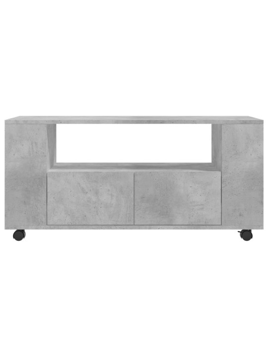 TV skříňka betonově šedá 102 x 34,5 x 43 cm kompozitní dřevo