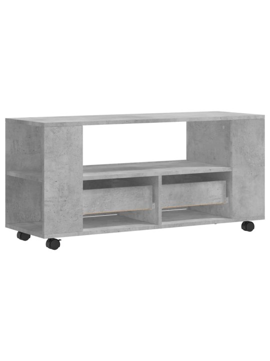 TV skříňka betonově šedá 102 x 34,5 x 43 cm kompozitní dřevo