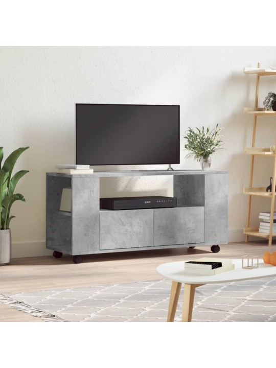 TV skříňka betonově šedá 102 x 34,5 x 43 cm kompozitní dřevo