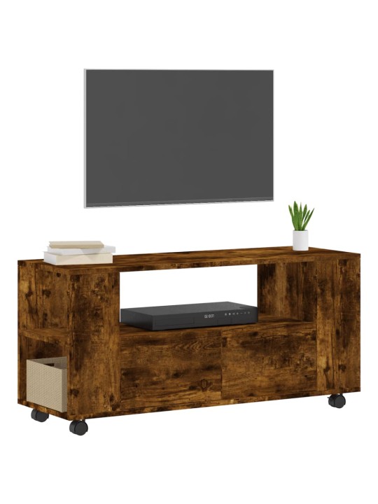 TV skříňka kouřový dub 102 x 34,5 x 43 cm kompozitní dřevo