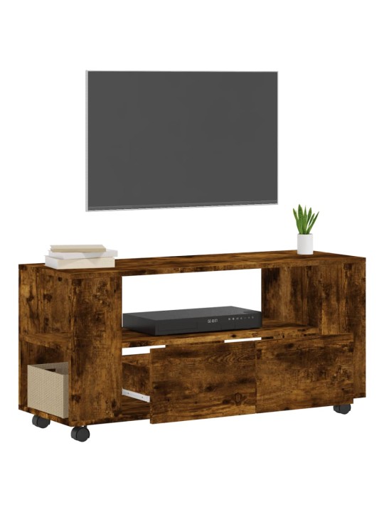 TV skříňka kouřový dub 102 x 34,5 x 43 cm kompozitní dřevo
