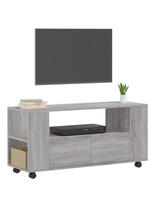 TV skříňka šedá sonoma 102 x 34,5 x 43 cm kompozitní dřevo