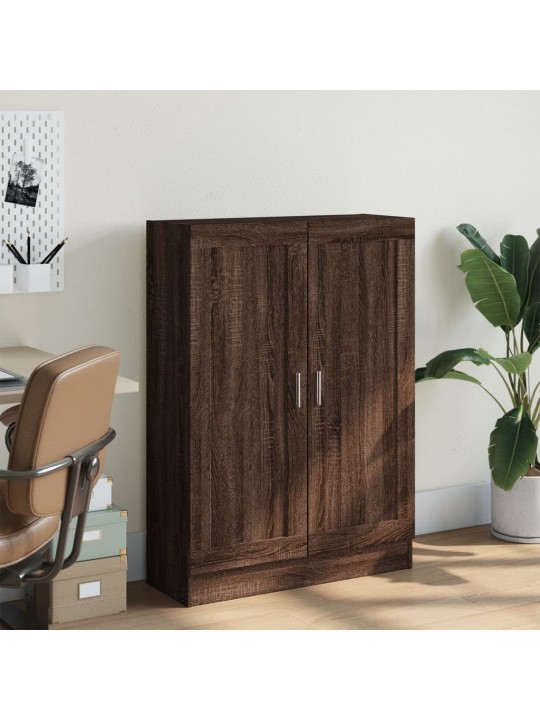 Knihovna hnědý dub 82,5 x 30,5 x 115 cm kompozitní dřevo