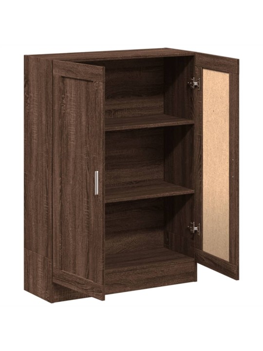 Knihovna hnědý dub 82,5 x 30,5 x 115 cm kompozitní dřevo