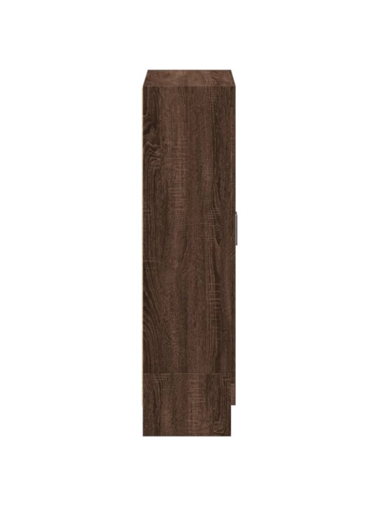 Knihovna hnědý dub 82,5 x 30,5 x 115 cm kompozitní dřevo