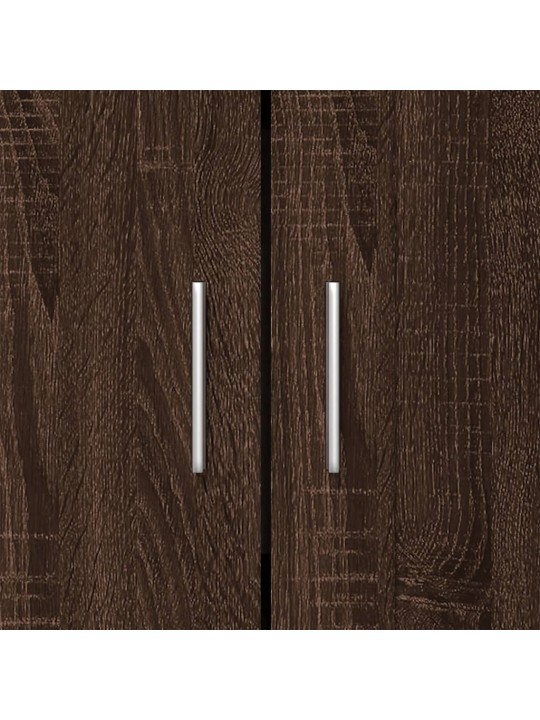 Knihovna hnědý dub 82,5 x 30,5 x 115 cm kompozitní dřevo