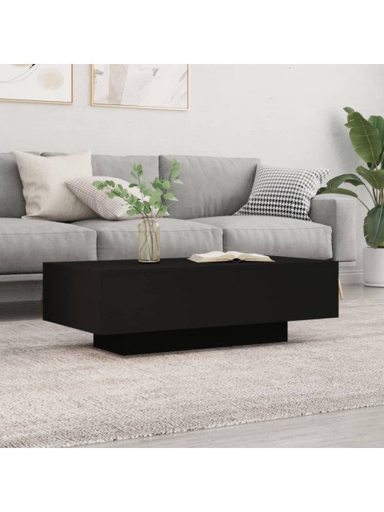 Konferenční stolek černý 100 x 49,5 x 31 cm kompozitní dřevo