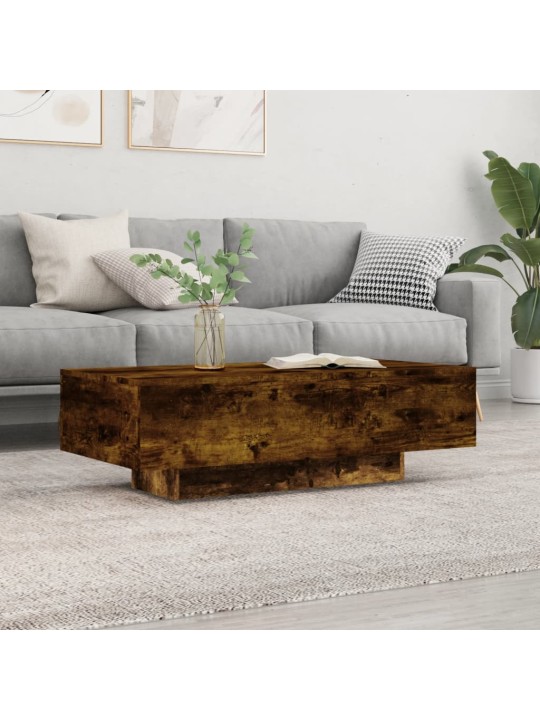 Konferenční stolek kouřový dub 100x49,5x31 cm kompozitní dřevo