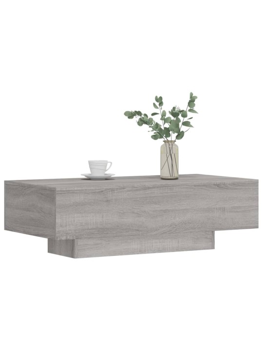 Konferenční stolek šedý sonoma 100x49,5x31 cm kompozitní dřevo
