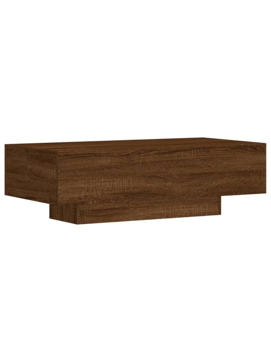 Konferenční stolek hnědý dub 100x49,5x31 cm kompozitní dřevo