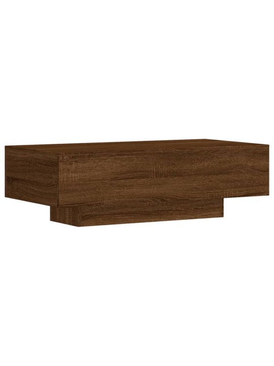 Konferenční stolek hnědý dub 100x49,5x31 cm kompozitní dřevo